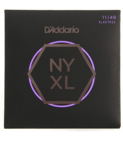 D'Addario NYXL1149 Nickel Wound Electric Guitar Strings, Medium, 11-49