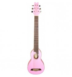 Washburn Rover Travel Acoustic Guitar in Pink