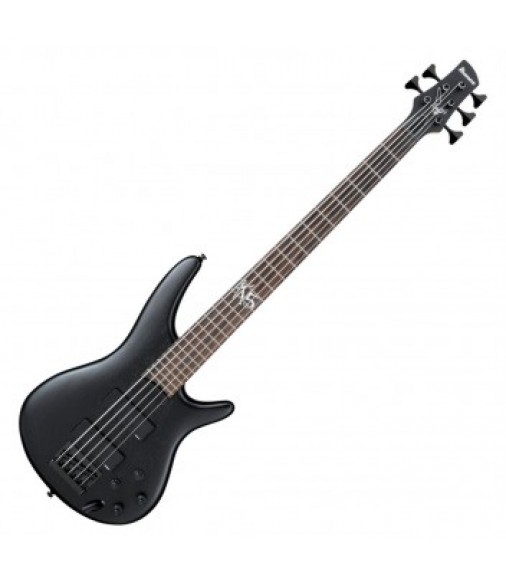 Ibanez K5-BKF Fieldy Signature Bass Tranparent Black Flat