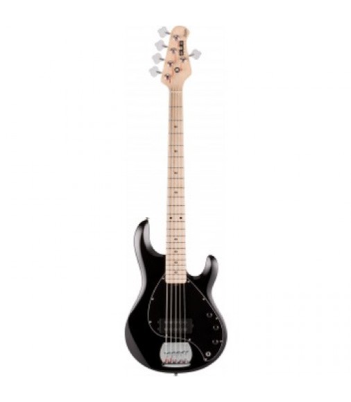 Sterling by Musicman SUB RAY5 5 String Bass Guitar Black