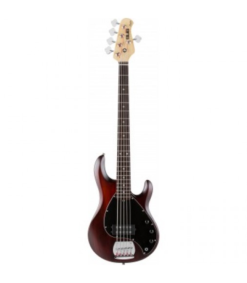 Sterling by Musicman SUB RAY5 5 String Bass Guitar Walnut Satin