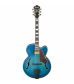 Ibanez AFJ91 Hollow Electric Guitar Jet Blue Burst Flat