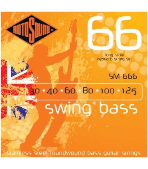 Rotosound Swing Bass 6 String M/L SET