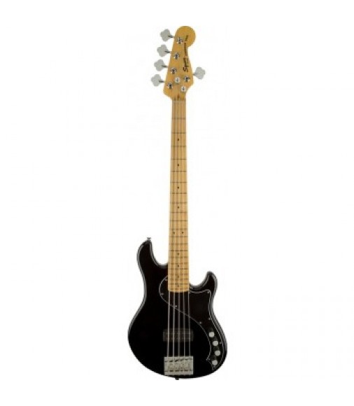 Squier Deluxe Dimension Bass V Maple Fingerboard Black