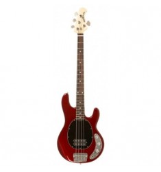 Music Man Stingray SR4 Bass Guitar in Candy Apple Red