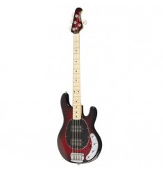 Musicman Stingray 4-String Bass Guitar - Black Cherry Burst