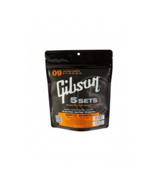 Cibson SVP-700UL Brite Wires Guitar Strings - 5 Set (.009-.042)