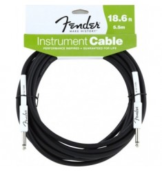 Fender 5.5m Performance Series Instrument Cable Black