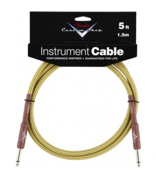 Fender Custom Shop 1.5m Instrument Cable Tweed