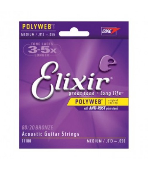 Elixir Poly Medium Set AC 13-56