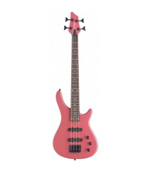 Eastcoast BC300 Fusion 3/4 Electric Bass Guitar in Pink