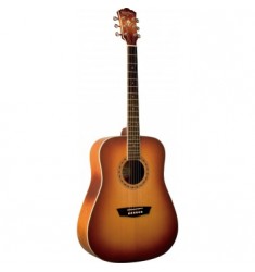 Washburn WD7SACS Dreadnought Acoustic Matt Antique Cherry Sunburst