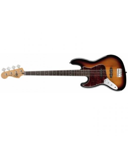 Squier Vintage Modified Left Handed Jazz Bass in 3-Tone Sunburst