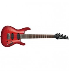 Ibanez S7521QM-TRB Electric Guitar Trans Red Sunburst