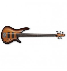 Ibanez SR375F 5-String Fretless Bass Guitar Brown Burst