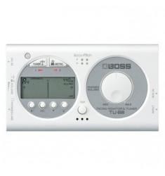 Boss TU88 Chromatic Guitar Tuner in White