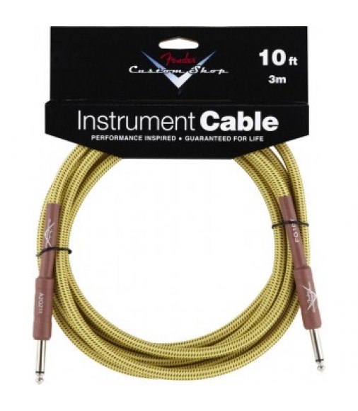 Fender Custom Shop 3m Instrument Cable Tweed