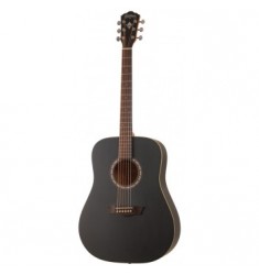 Washburn WD7SBM Spruce Acoustic Guitar Matt Black