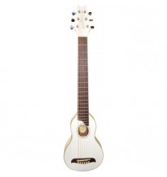 Washburn RO10 Rover Travel Acoustic Guitar in White