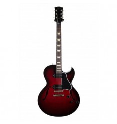 Cibson Billie Joe Armstrong ES-137 Electric Guitar, Black Cherry Burst