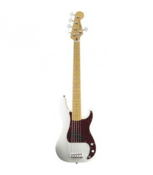 Squier Vintage Modified Precision Bass V Olympic White