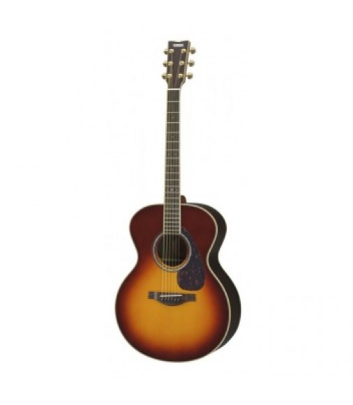 Yamaha LJ6ARE Acoustic Guitar in Brown Sunburst