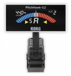 Korg Pitchhawk G2 Clip-On Guitar Tuner White