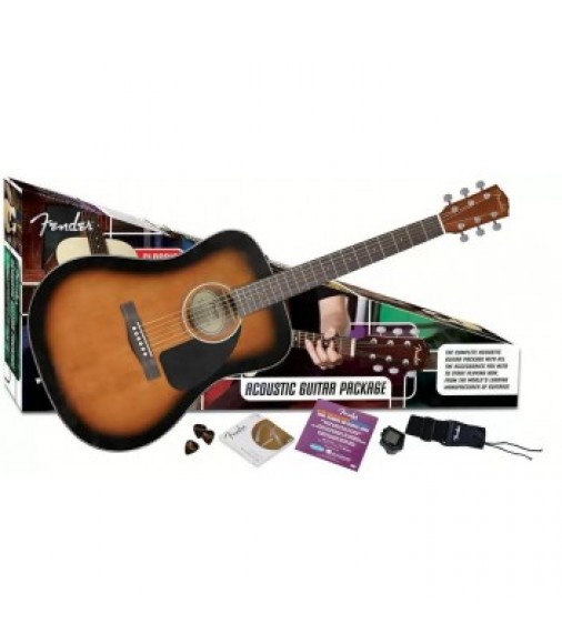 Fender CD-60 Acoustic Guitar Pack Sunburst