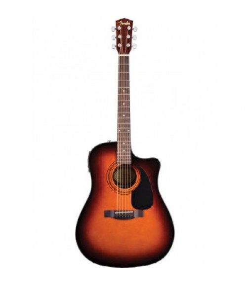 Fender CD-60CE Cutaway Electro Acoustic Guitar in Sunburst