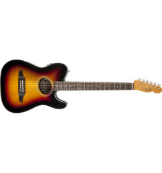 Fender Telecoustic Premier Guitar in 3-Color Sunburst with Mini USB
