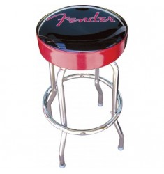 Fender 24&quot; Logo Barstool in Red &amp;amp; Black