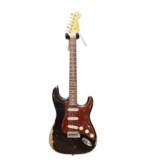 Fender Custom Shop 1960 Stratocaster Heavy Relic Guitar in Black