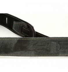 Fender 2&quot; Road Worn Suede Strap Black