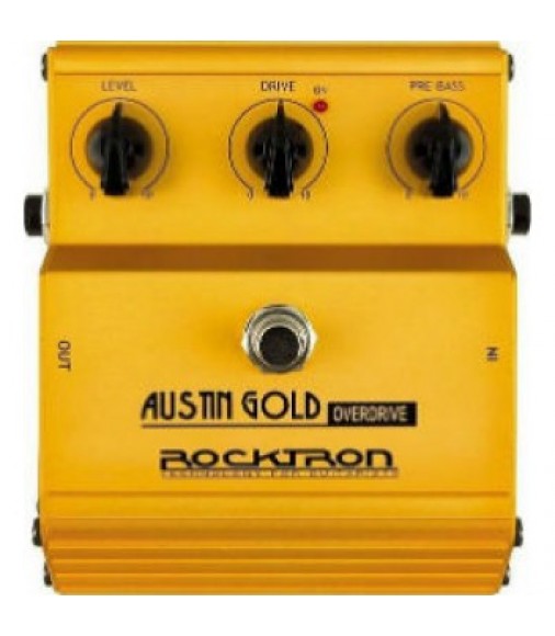 FCN Rocktron Austin Gold Overdrive Guitar Effects Pedal