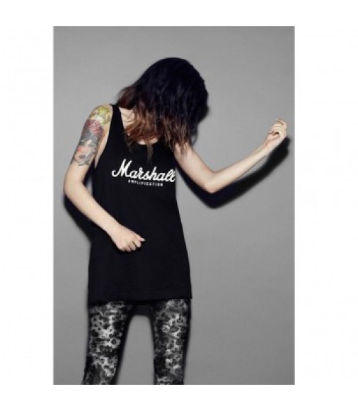 Marshall Standard Tank Top Script Logo Graphic - Unisex Large