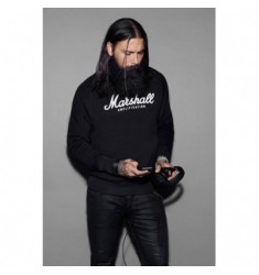 Marshall Crewneck Sweatshirt Script Logo Graphic - Unisex Large