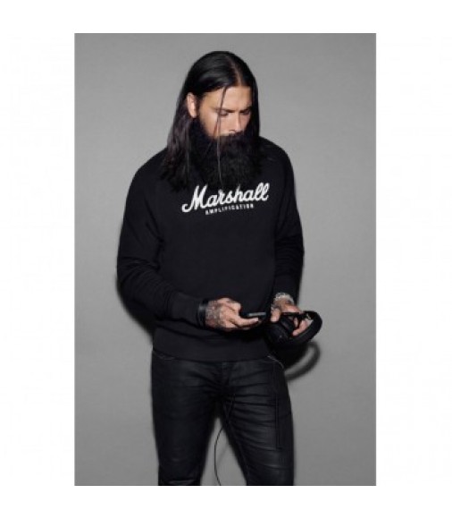 Marshall Crewneck Sweatshirt Script Logo Graphic - Unisex Extra Large