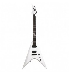 Washburn Parallaxe Solar V, White Matte Finish