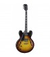 Cibson ES-335 Plain Top, Vintage Sunburst - Left-Handed