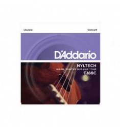 D'Addario EJ88C Nyltech Ukulele Strings, Concert