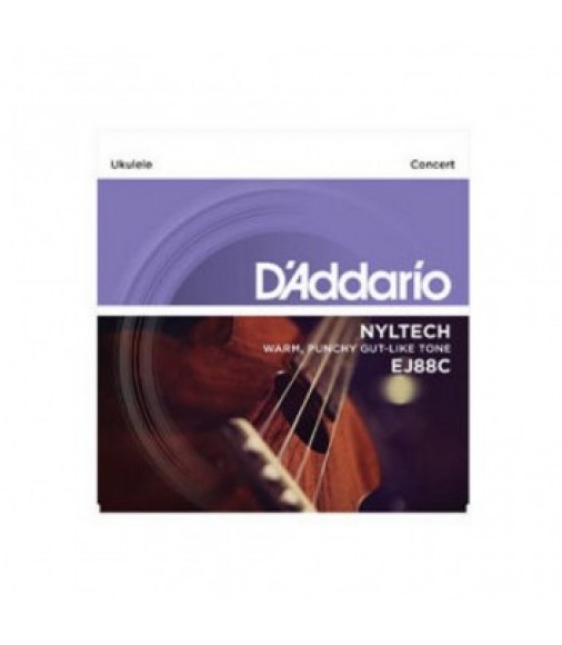 D'Addario EJ88C Nyltech Ukulele Strings, Concert