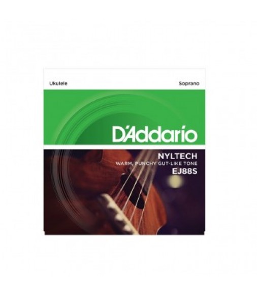 D'Addario EJ88S Nyltech Ukulele Strings, Soprano