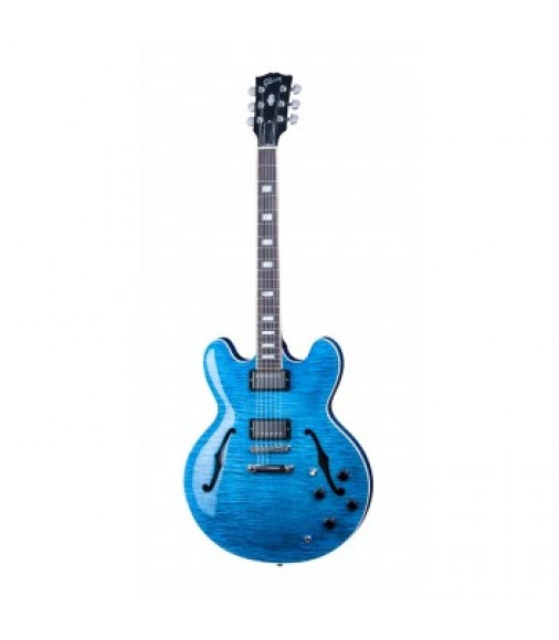 Cibson Memphis ES-335 Figured Top - Indigo Stain