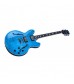 Cibson Memphis ES-335 Figured Top - Indigo Stain