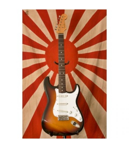 Fender Japanese 1962 Stratocaster RW Electric Guitar - 3 Tone Sunburst
