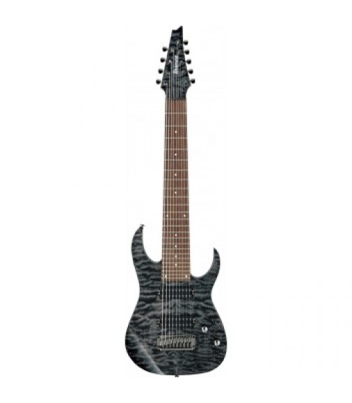 Ibanez RG9QM 9 String Guitar in Black Ice