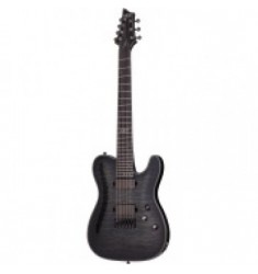 Schecter Hellraiser Hybrid PT-7 in Trans Black Burst