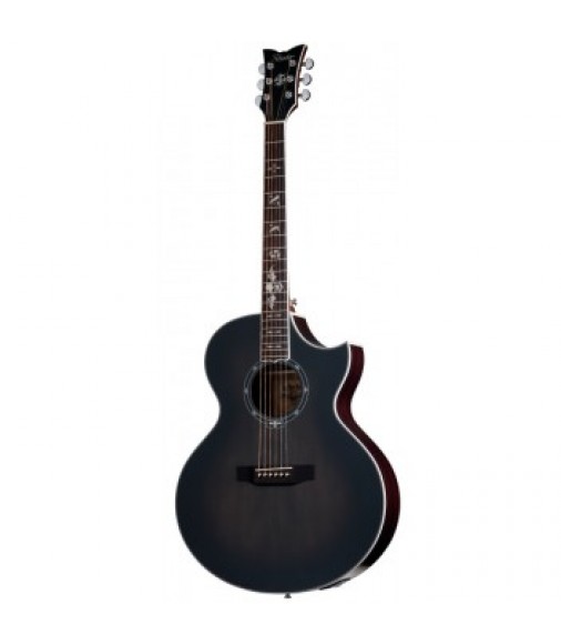 Schecter Synyster Gates GA-SC Acoustic in Trans Black Burst Satin