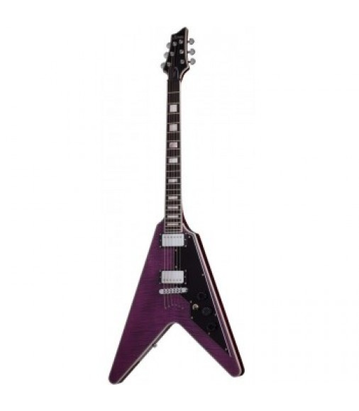 Schecter V 1 Custom in Trans Purple