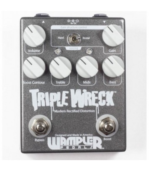 Wampler Triple Wreck Modern Rectified Distortion Pedal